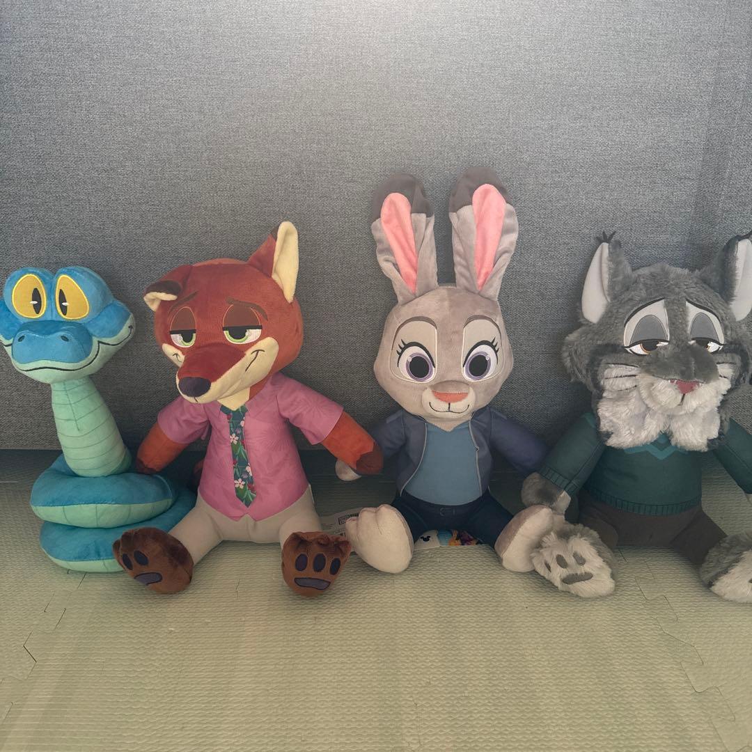 4種セット　ズートピア2 Lぬいぐるみ