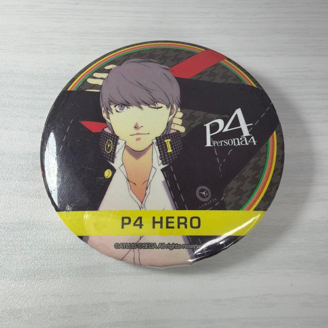 ペルソナ4 主人公 鳴上悠 缶バッジ GEO 限定 - メルカリ