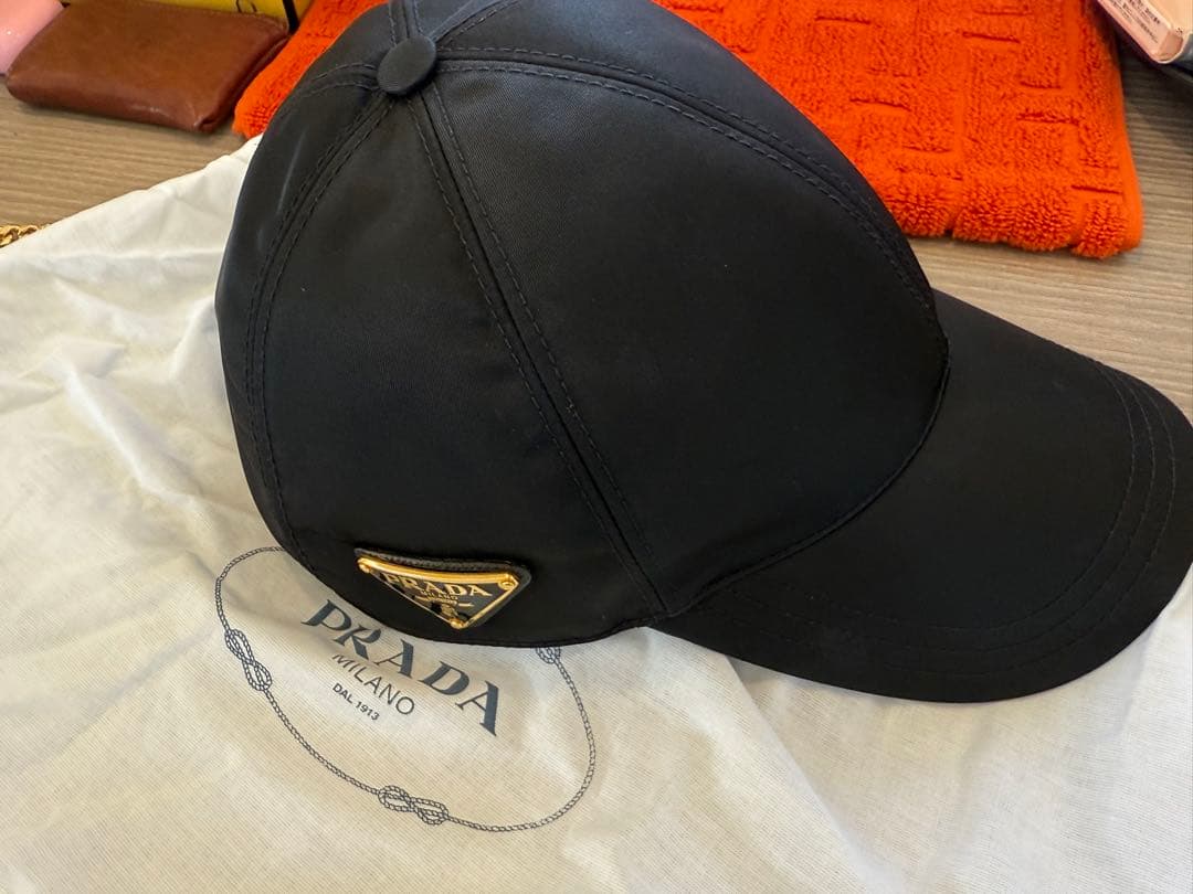 【超美品！最終お値下げ】PRADA ブラック キャップ 57cm