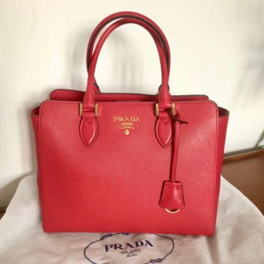 SAFFIANO 2wayハンドバック(傷汚れあり)