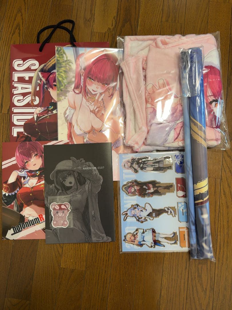 C107 CIRCLE SEASIDE あかさあい 宝鐘マリン フルセット ホロライブ C107 コミケ SEASIDE あかさあい 宝鐘マリン全部セット