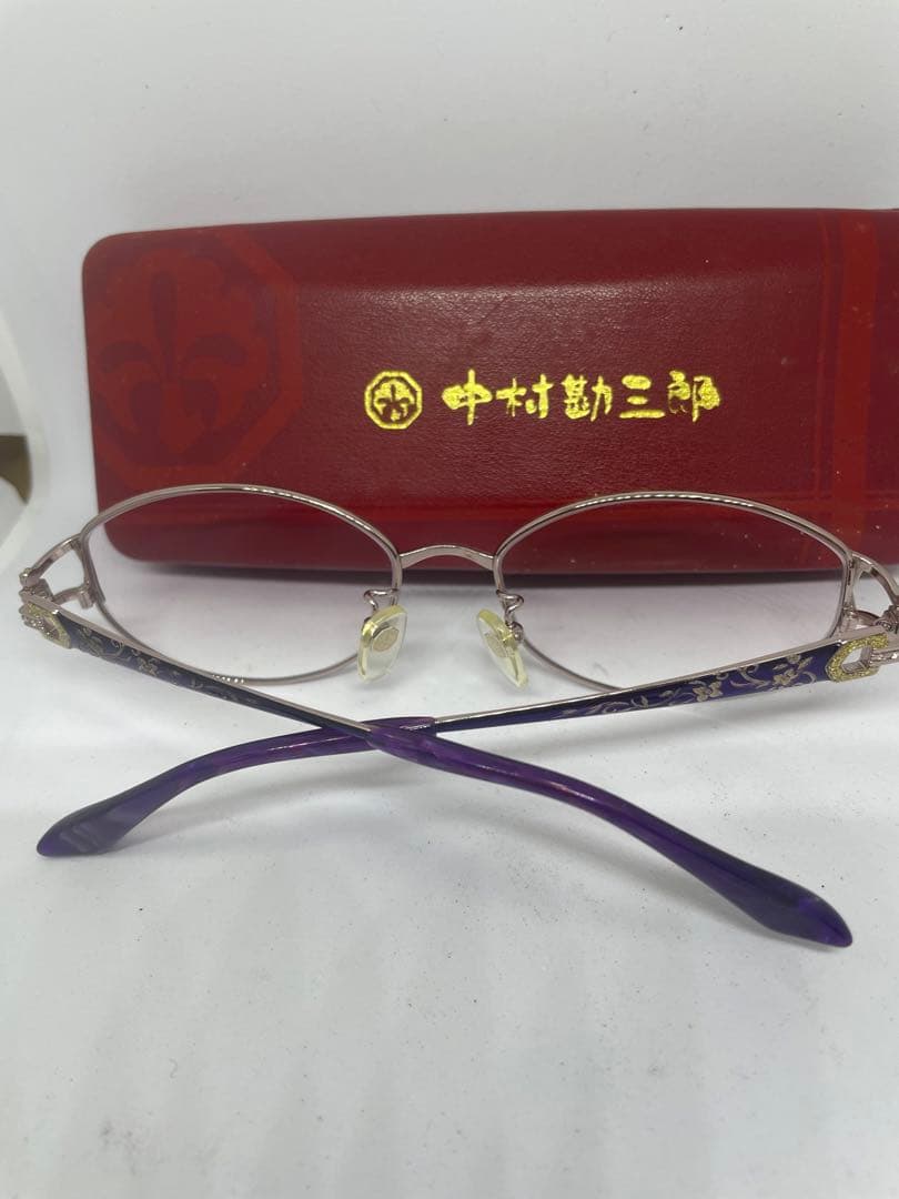 中村勘三郎　メガネフレーム　中古品　定価57,000円