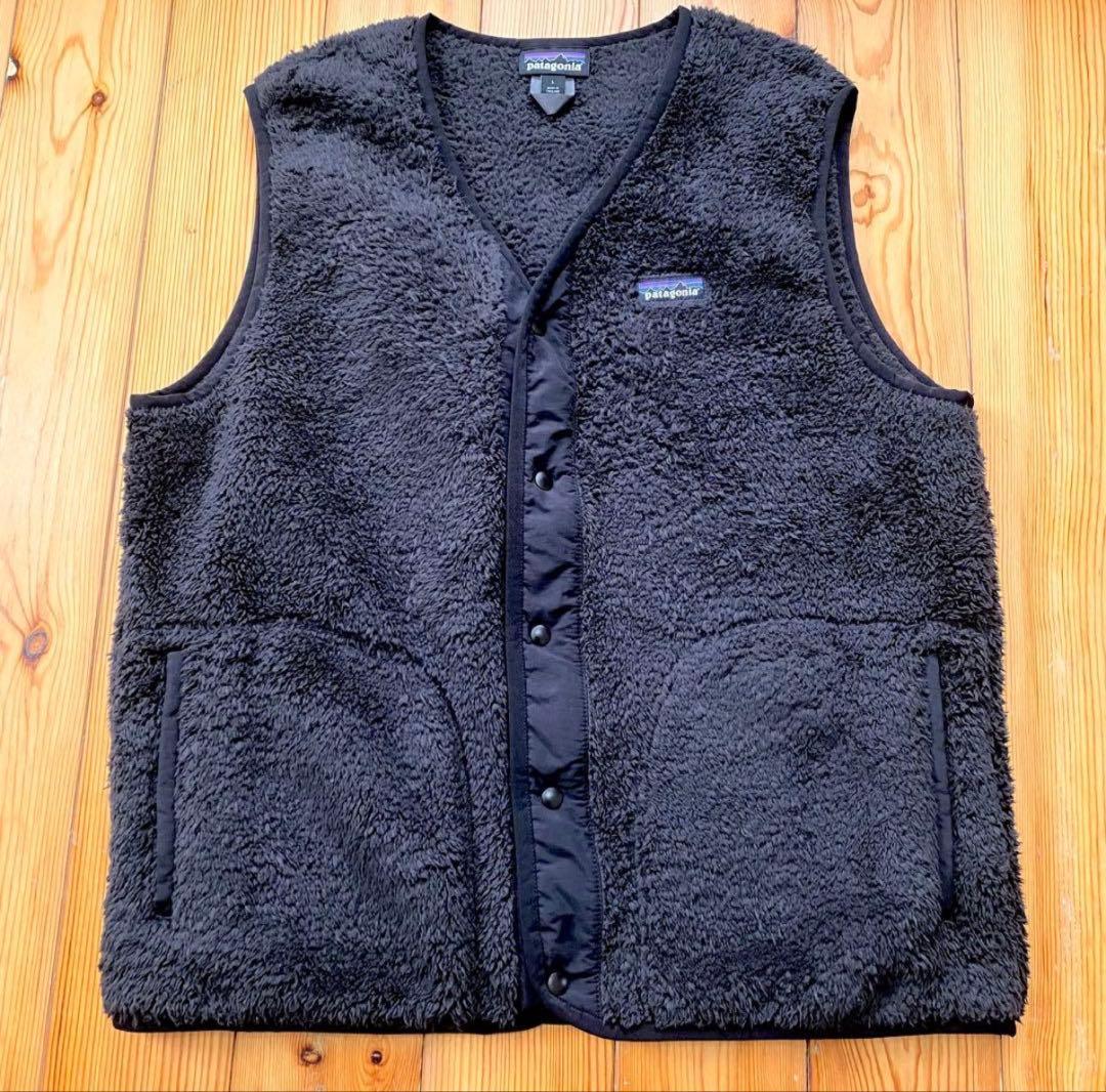 patagoniaパタゴニア ロスガトスベスト フリースベスト M ブラック