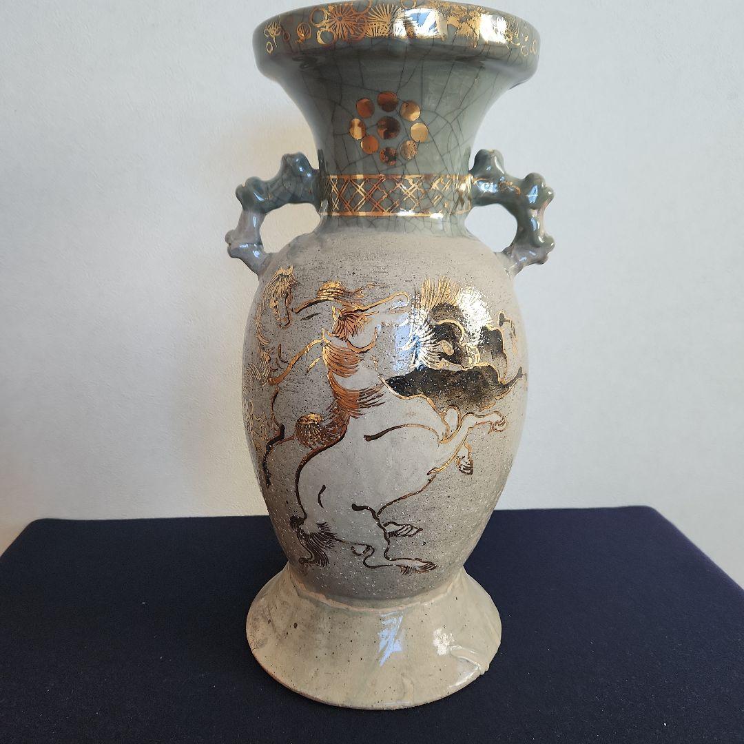 相馬焼の大壺‥古美術