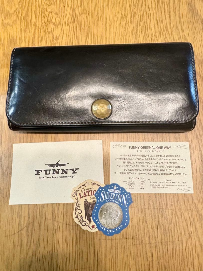 FUNNY 長財布 ブラック