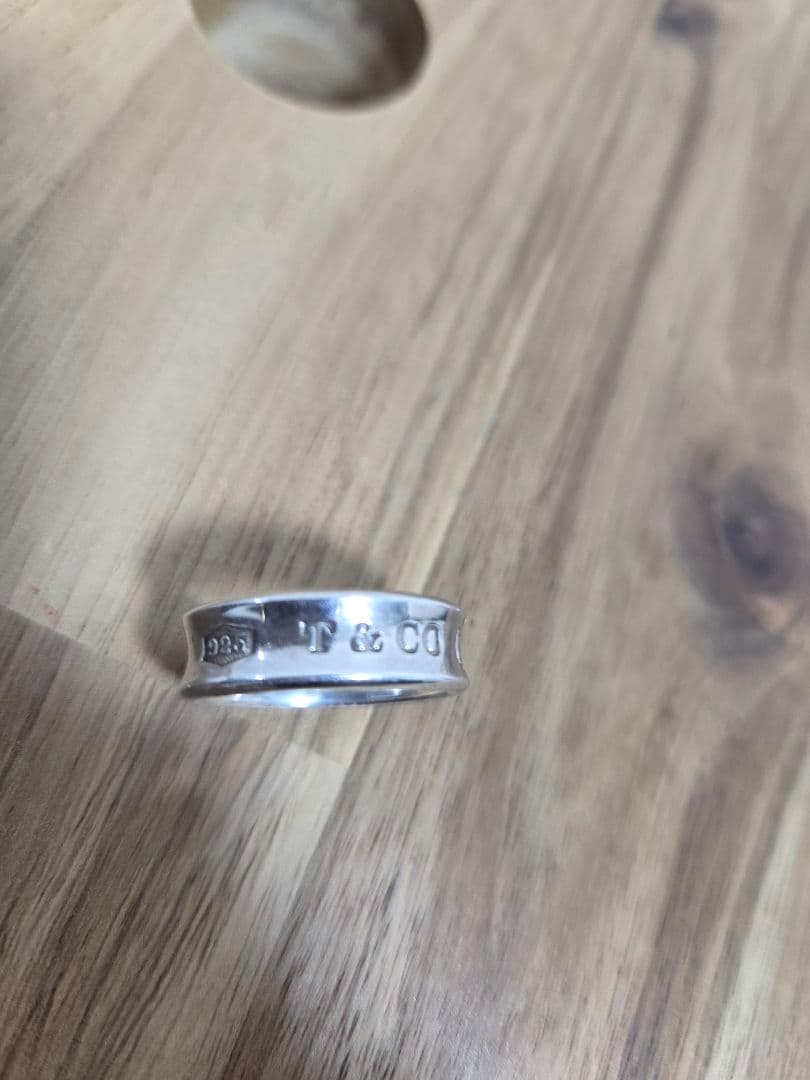 美品 ティファニー 1837 リング　16号