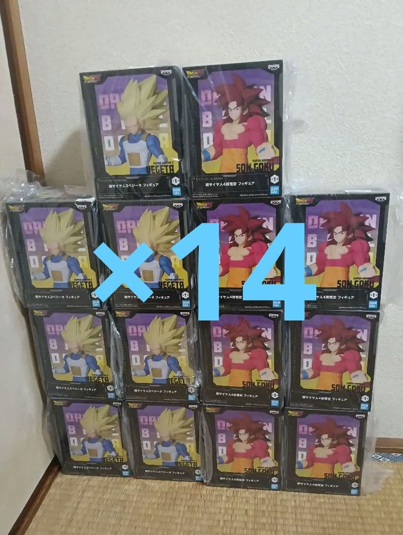 ドラゴンボール 孫悟空 ベジータ フィギュア 14体セット