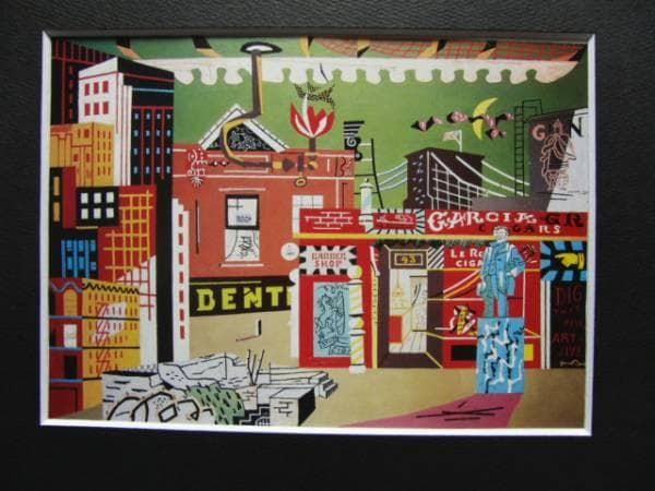 Davis、New York under Gaslight、希少画集画、新品額付