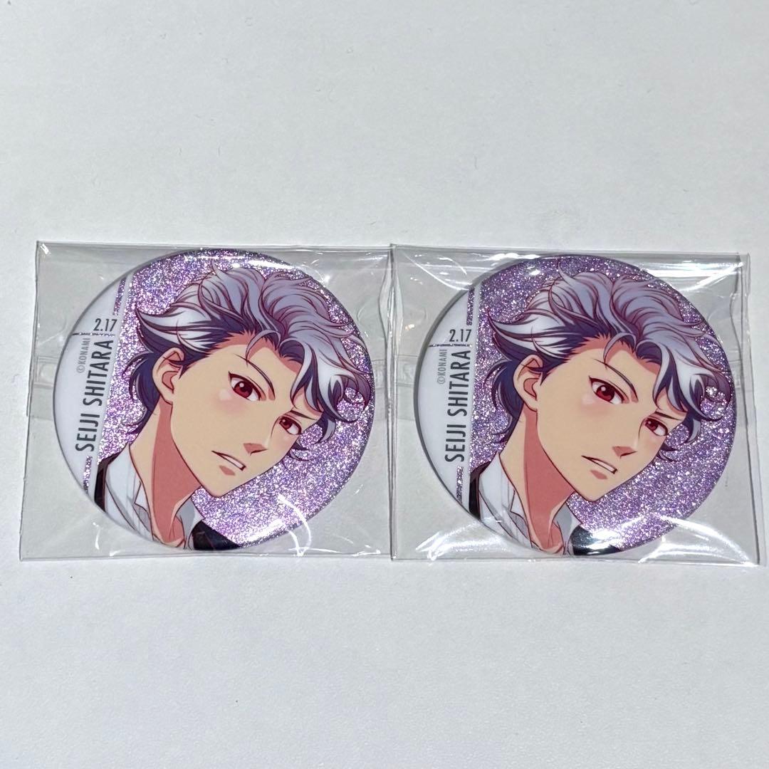 ときメモ GS3 アニメイト 設楽 聖司 缶バッジ グリッター - メルカリ