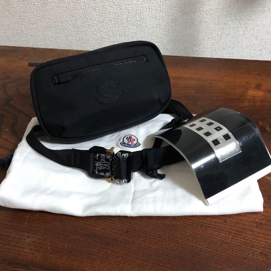 未使用タグ付き MONCLER ALYX BELT BAG MM BLACK