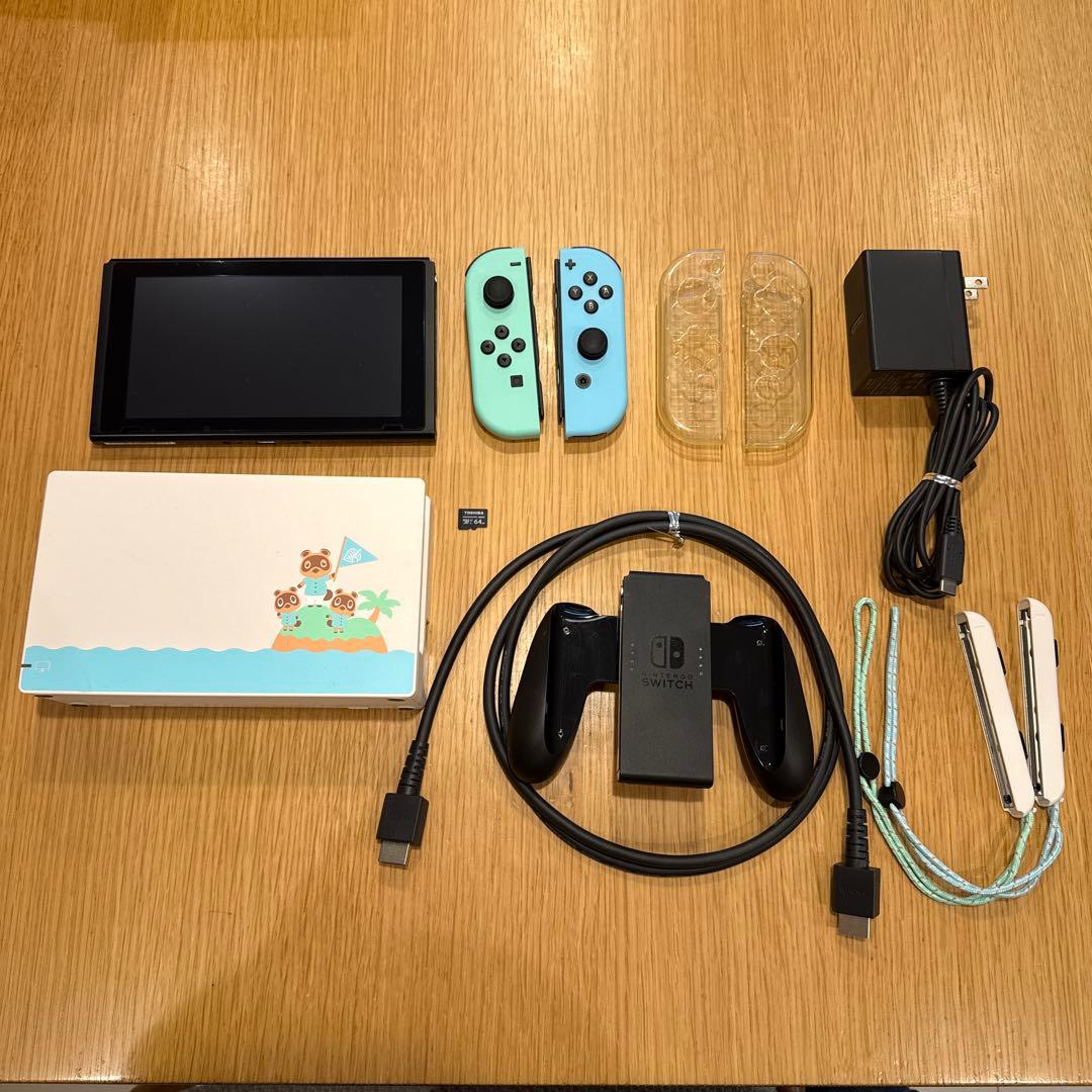 【動作確認済】あつ森　Nintendo Switch 本体 付属品あり