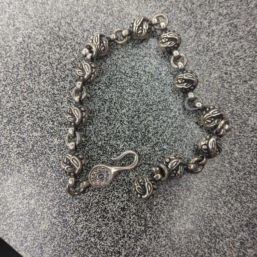 た*う様 シルバー　ボールブレスレット