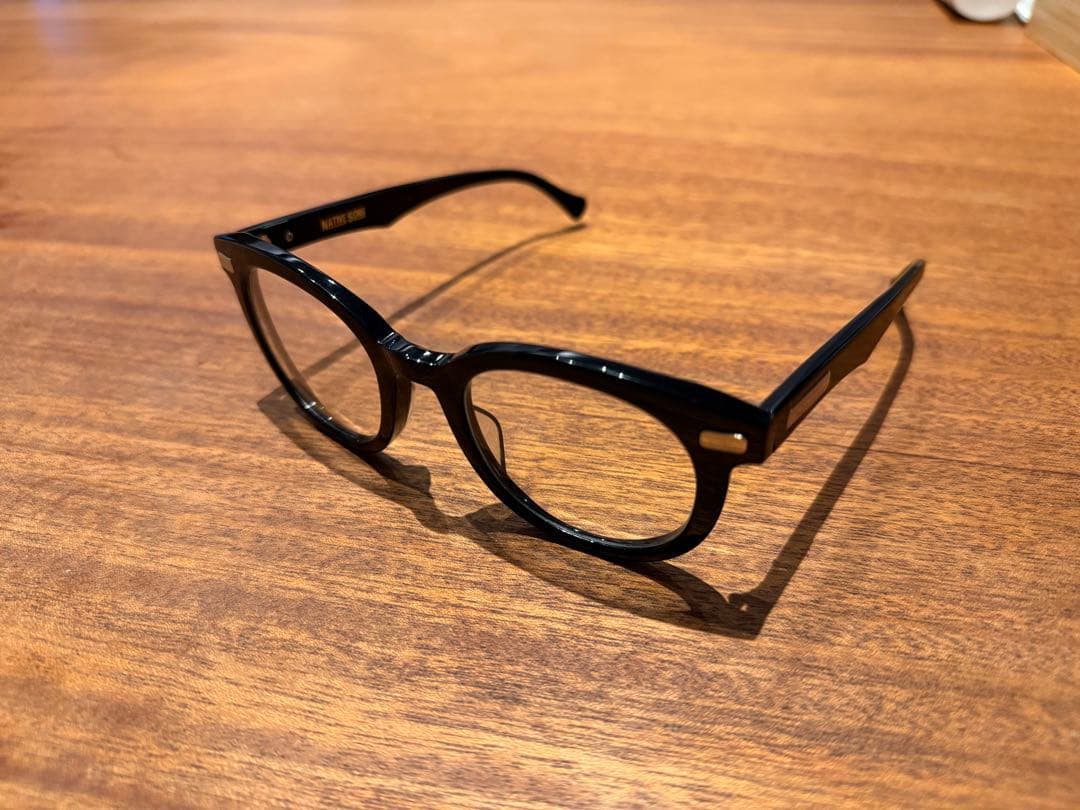 Cassedy ブラックメガネ 58-23-146