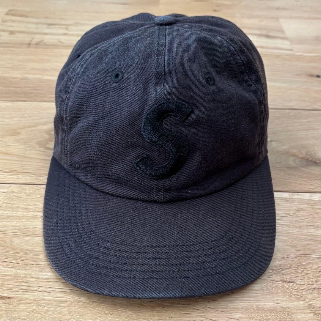 Supreme 17AW Tonal S Logo 6-Panel ブラック