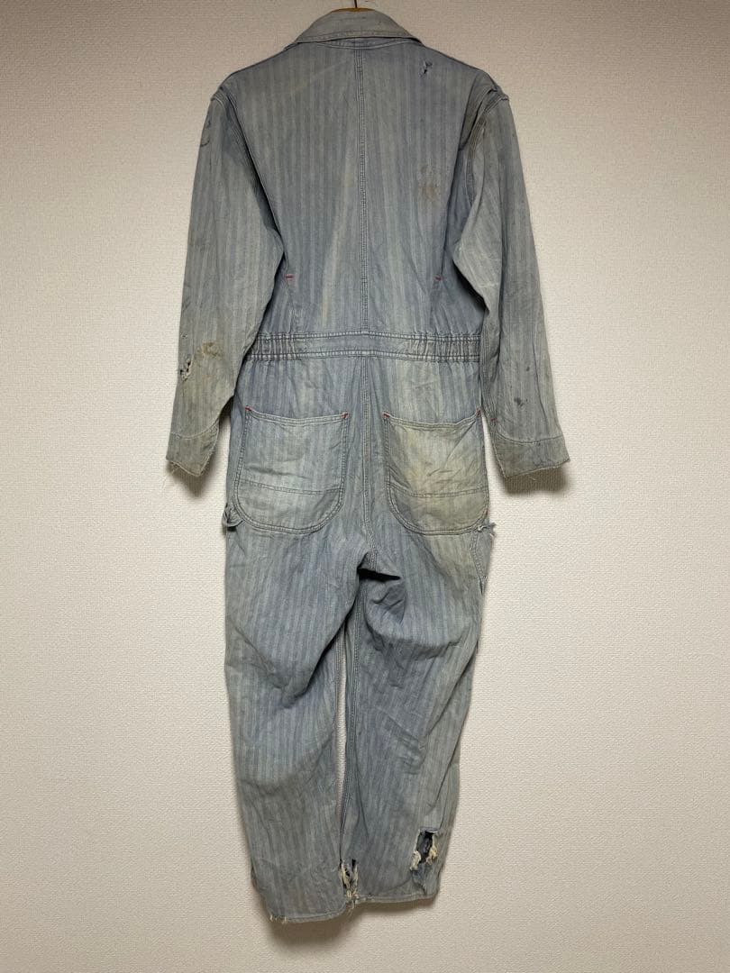 60s USA製 BIG MAC HBT ヘリンボーンツイル オールインワン - メルカリ