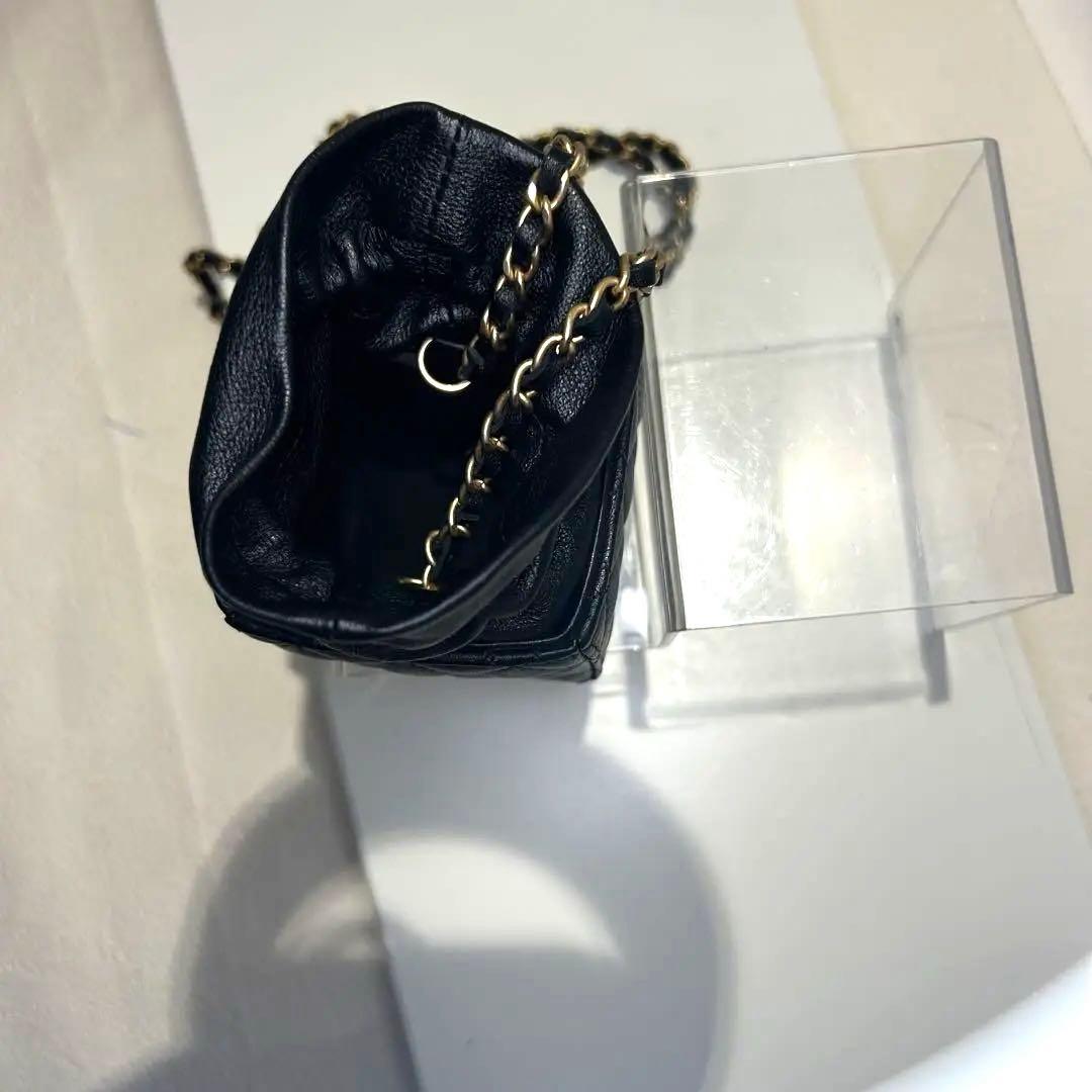 マトラッセ ミニキューブ巾着 チェーンショルダー CHANEL ノベルティ
