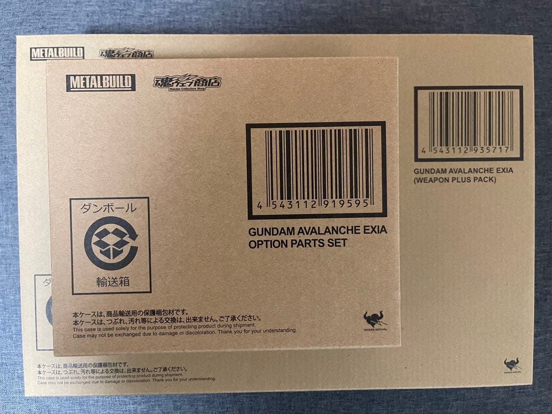 メタルビルド ガンダムアヴァランチエクシア ウェポンプラスパック + OPパーツ METAL BUILD ガンダムアヴァランチエクシア（ウェポンプラスパック