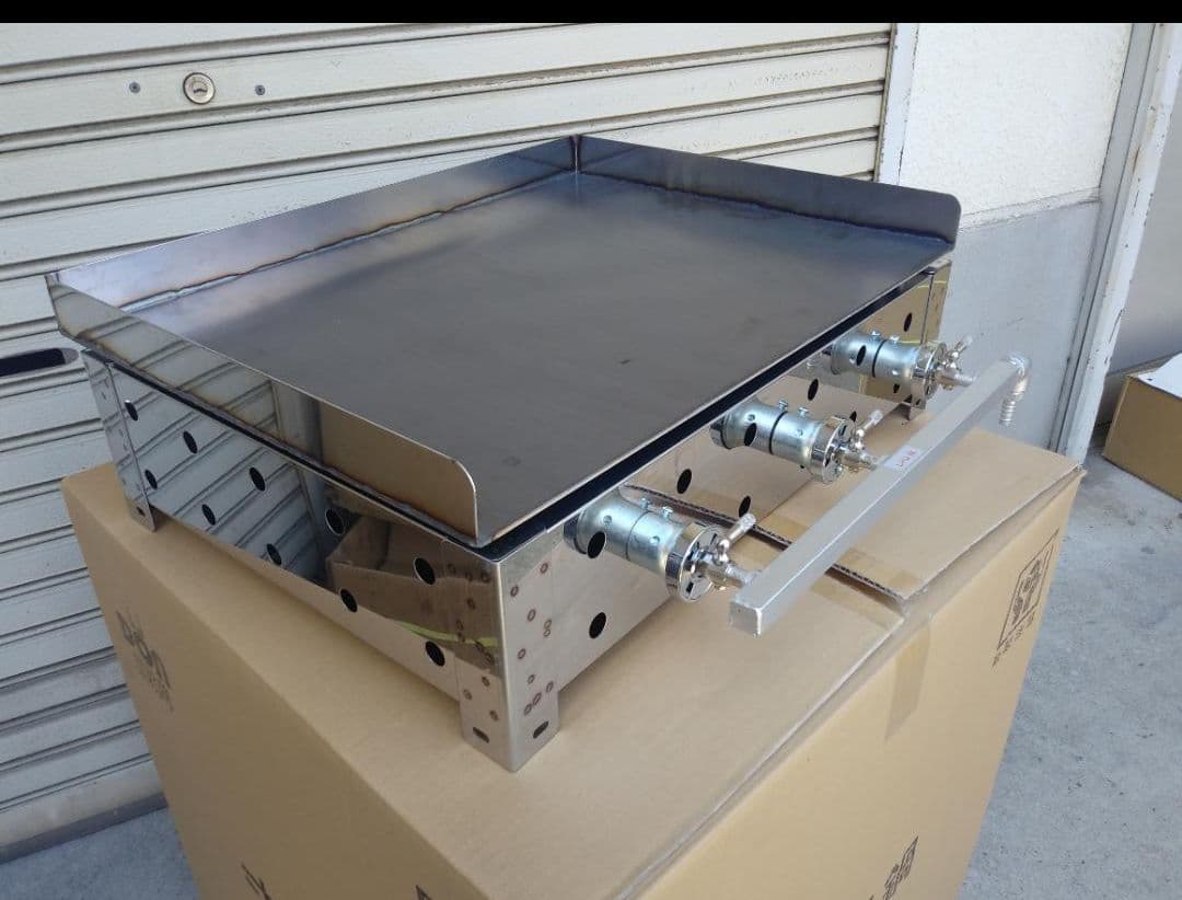 鉄板焼き　６ミリ鉄板　お好み焼きそば　学園文化祭　３辺フチ付　グリラー　キャンプ みんなでお好み焼き体験！ 初めて鉄板で焼いた成果はいかに！？（2022