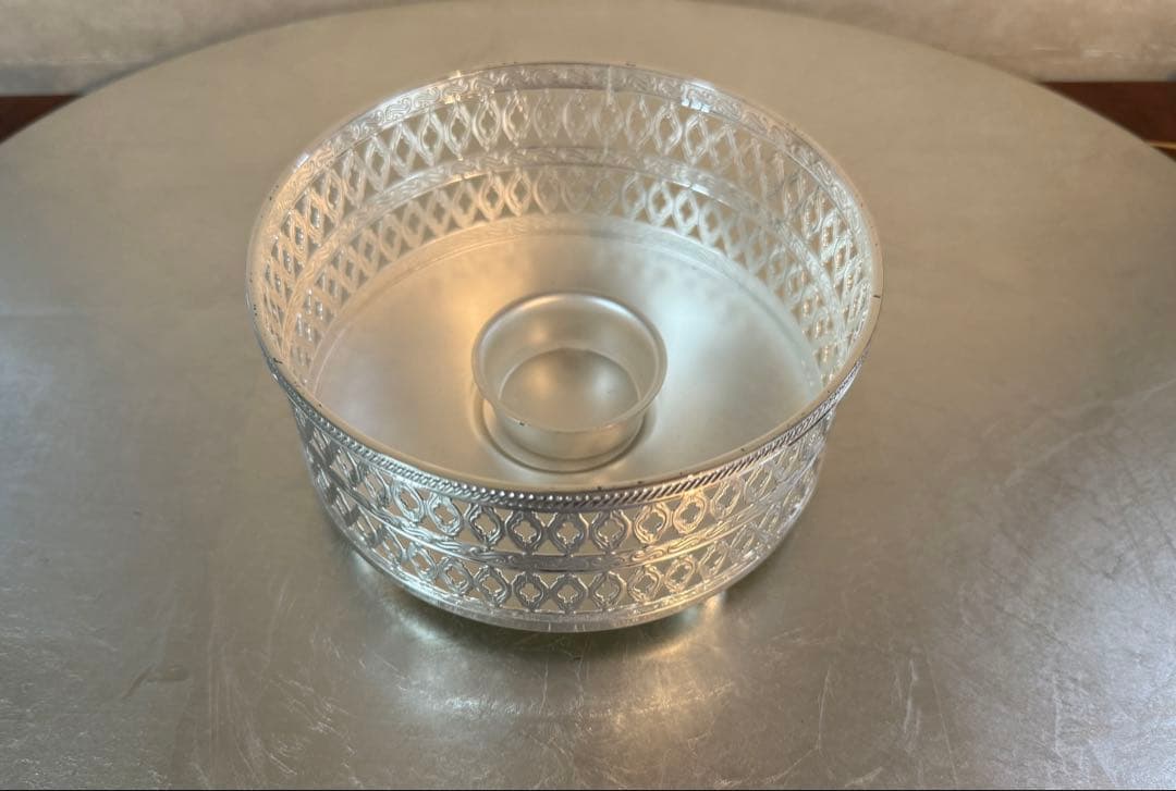 極美品 早川製／ポット・ウォーマー／銀メッキ仕上／早川シルバー製