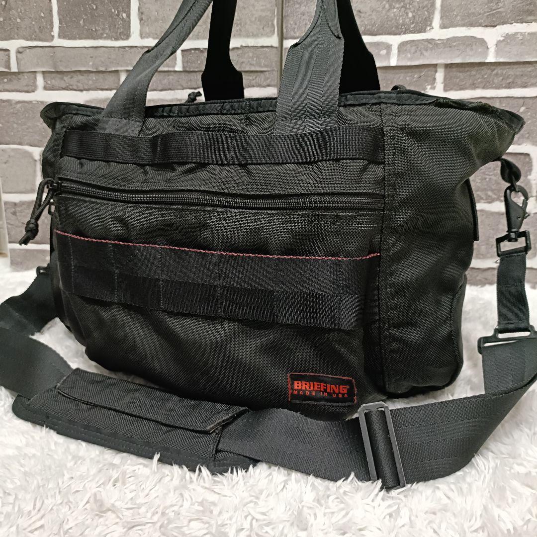 【美品】ブリーフィング イージー ワイヤー 2way トートバッグ ショルダー