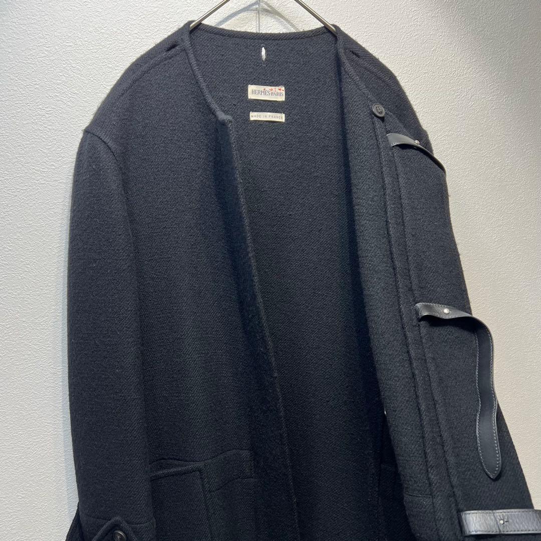 希少 美品 エルメス マルジェラ期 デザイン ウール カシミヤ アピ