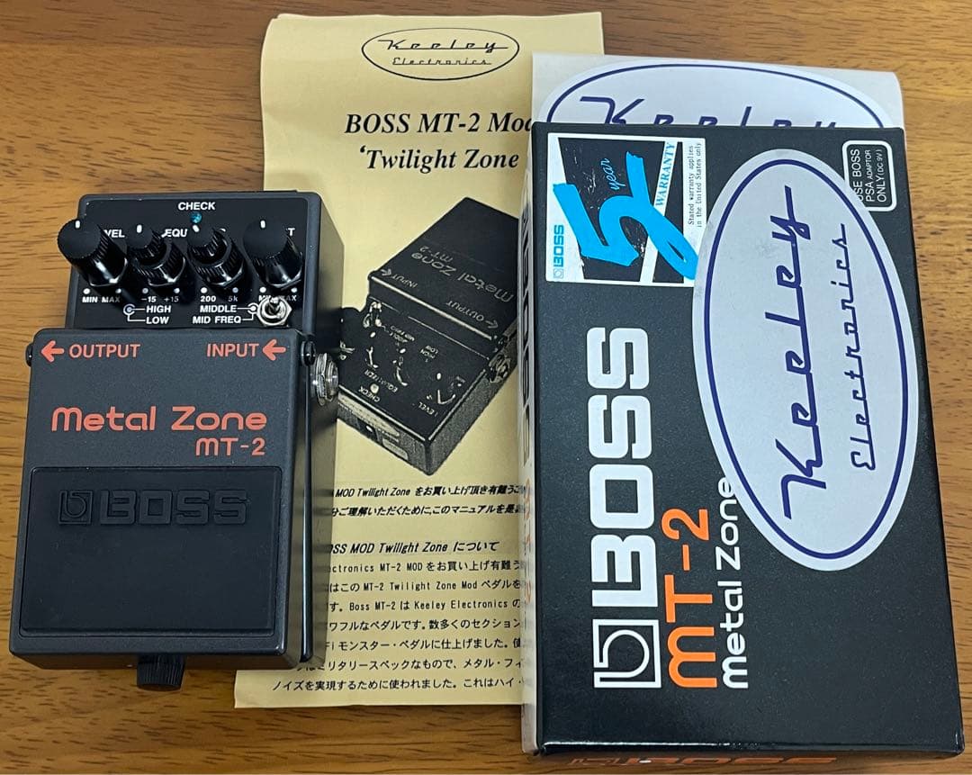 ギター Keeley Twilight Zone BOSS MT-2 MOD