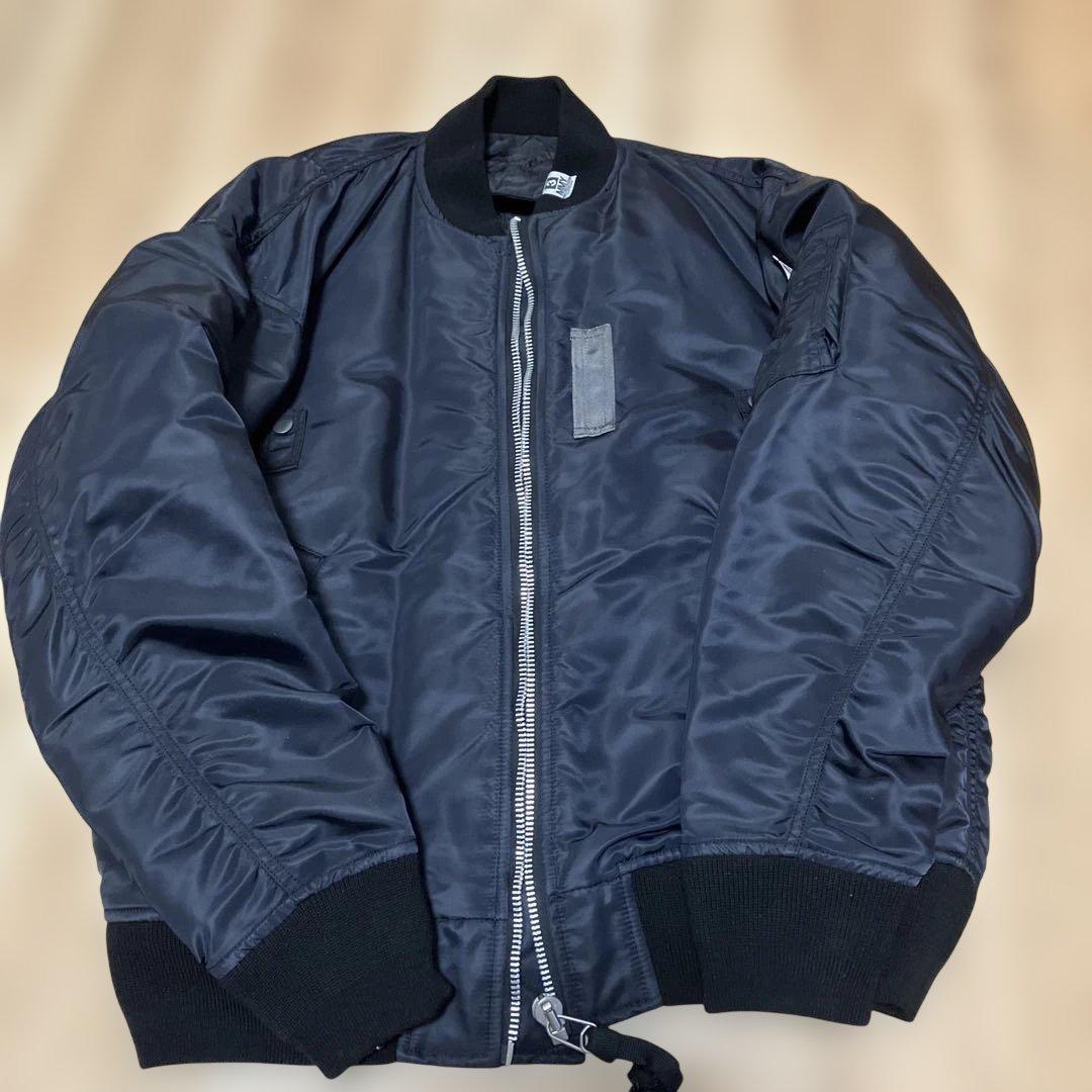 MAISON MIHARA YASUHIRO ブラック ボンバージャケット