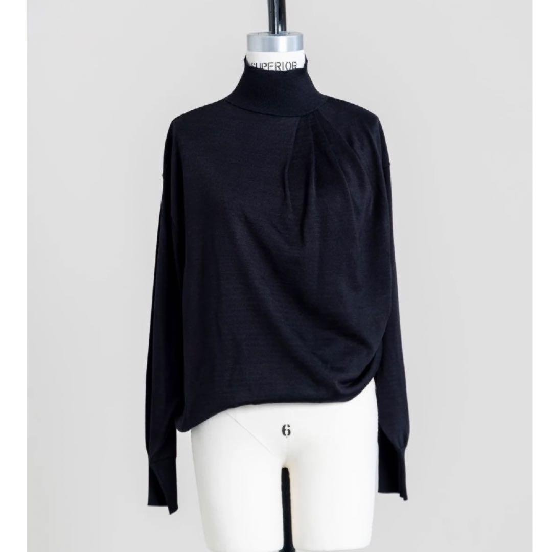 deres デレス 18th Artémis sweater ダークネイビー