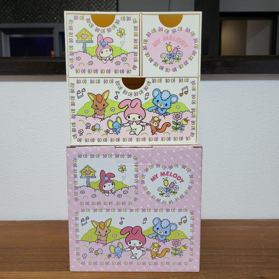サンリオ レトロ マイメロディ マイメロ ミニチェスト 未使用新品　2010年製