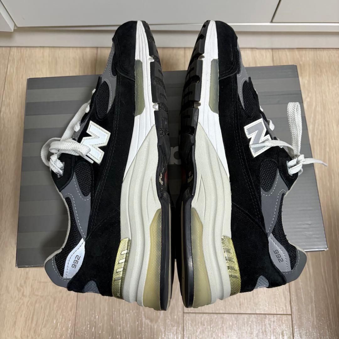 New Balance M992EB 27.5cm ブラック/グレー　美品