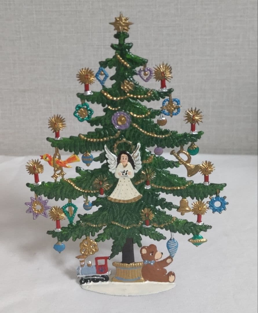 錫製　クリスマスツリー　ドイツ　ウィルヘルム・シュヴァイツァー　置物　ピューター
