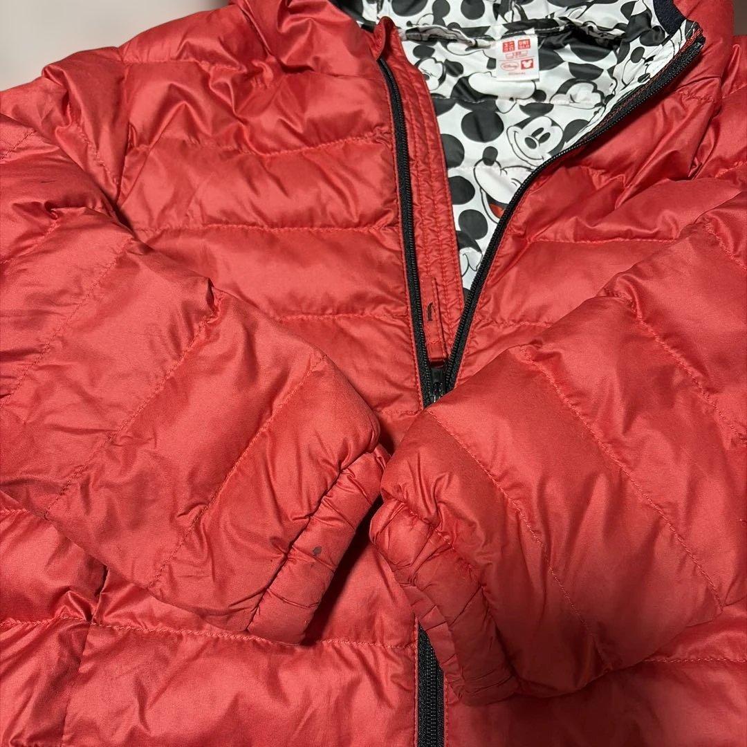ユニクロ ミッキー ライトダウンジャケット 120 - メルカリ