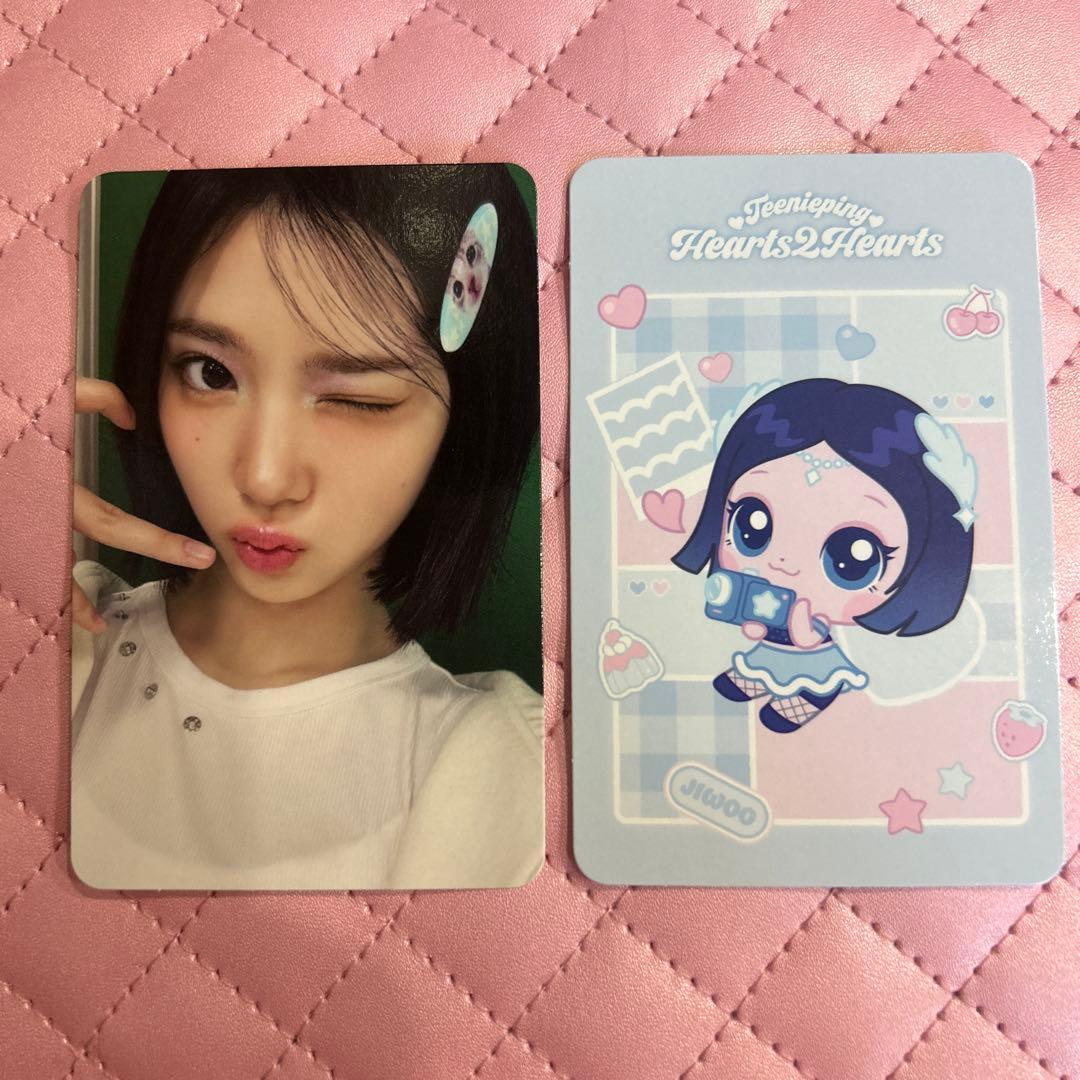 hearts2hearts ティニピン トレカ ジウ - メルカリ