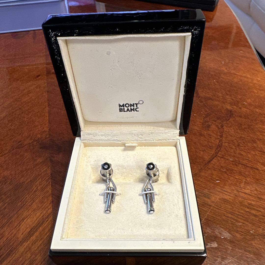 モンブラン、ダイヤ入りカフスボタン／カフスルングス 楽天市場】□新品同様□ MONT BLANC モンブラン カフスボタン