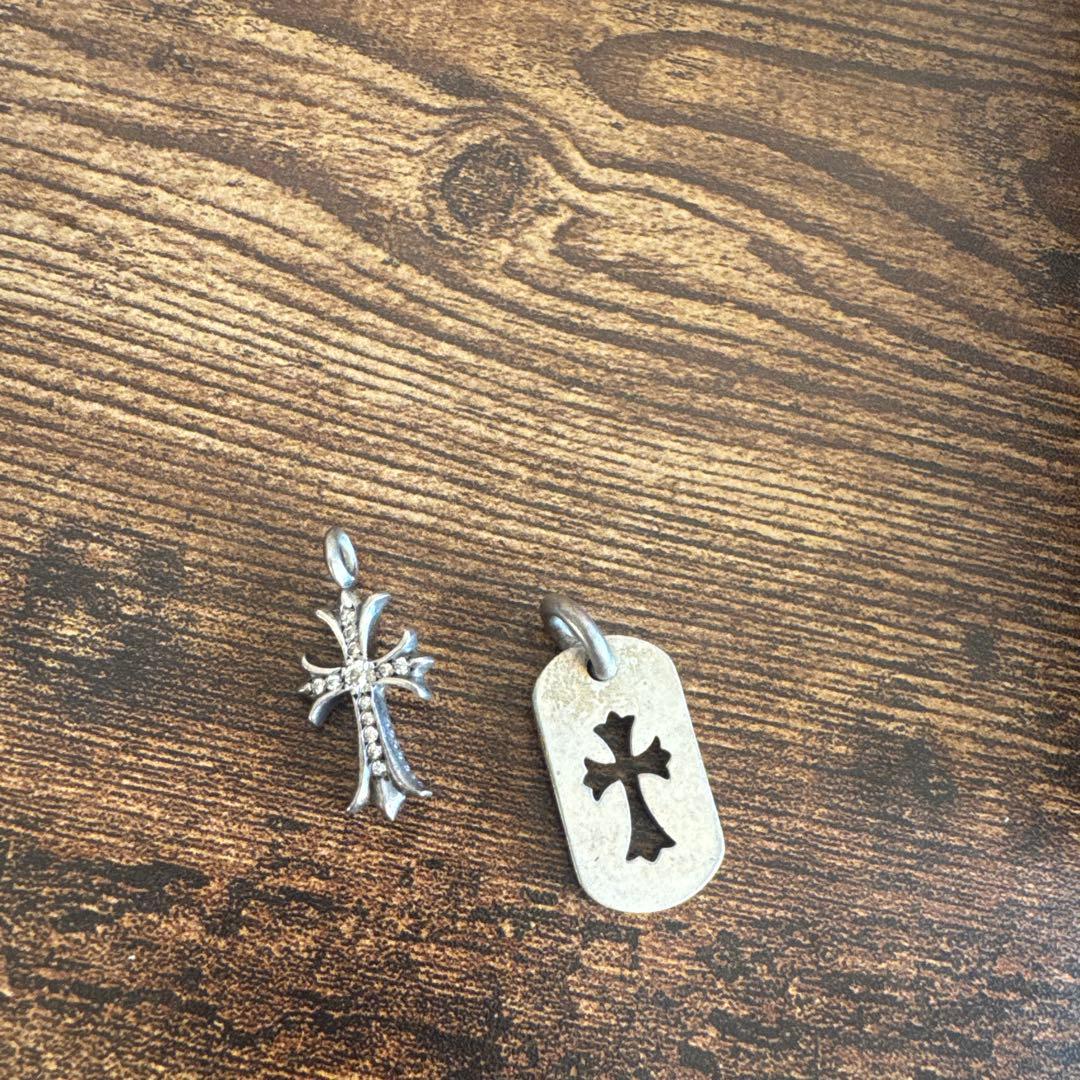 クロムハーツ　シルバー クロスペンダント 2個