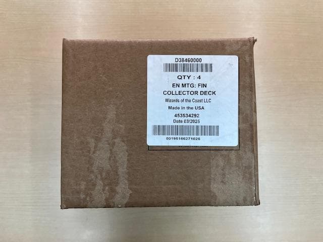 【未開封美品】FINAL FANTASY　コレクター版統率者デッキ4種　英語版