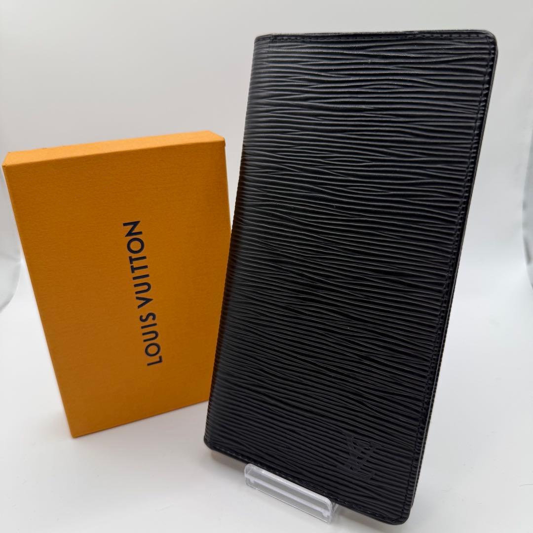 ルイヴィトン Louis Vuitton エピ 長財布 ブラック - メルカリ