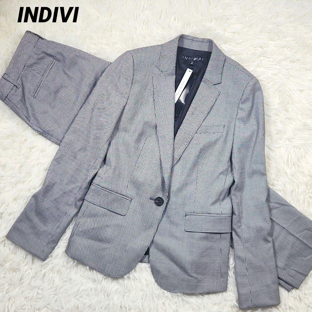 s*e様 【未使用】　インディヴィ　千鳥格子柄　スーツセットアップ　ロロピアーナ