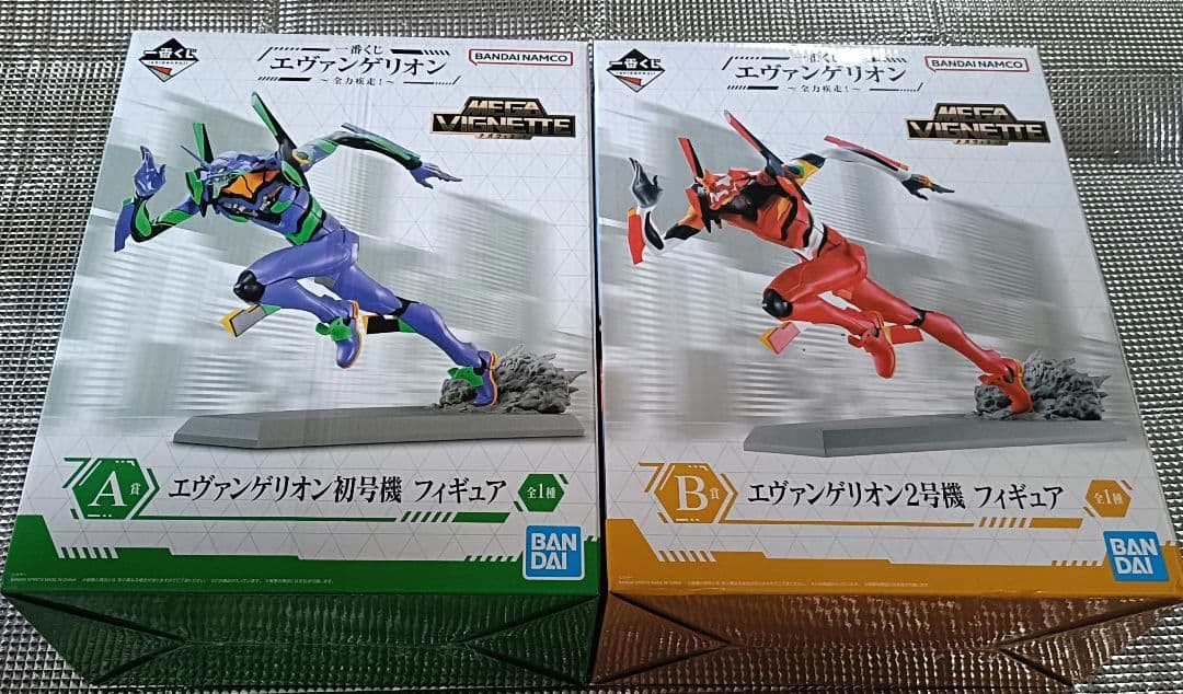 一番くじ エヴァンゲリオン 全力疾走 A賞 初号機 B賞 弐号機 フィギュア 一番くじ エヴァンゲリオン ～全力疾走！～｜一番くじ倶楽部｜BANDAI