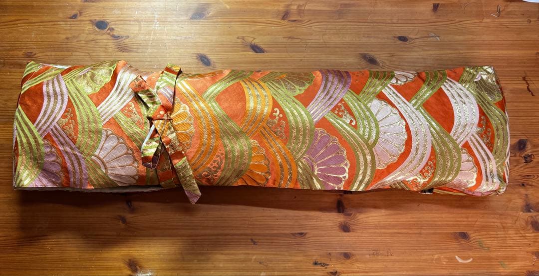 【極美品】全音 文化箏 ゼンオン 和柄カバー付き 全音 ゼンオン 文化箏 羽衣 学校教育用 ZK-40 文化琴 ソフトケース付属