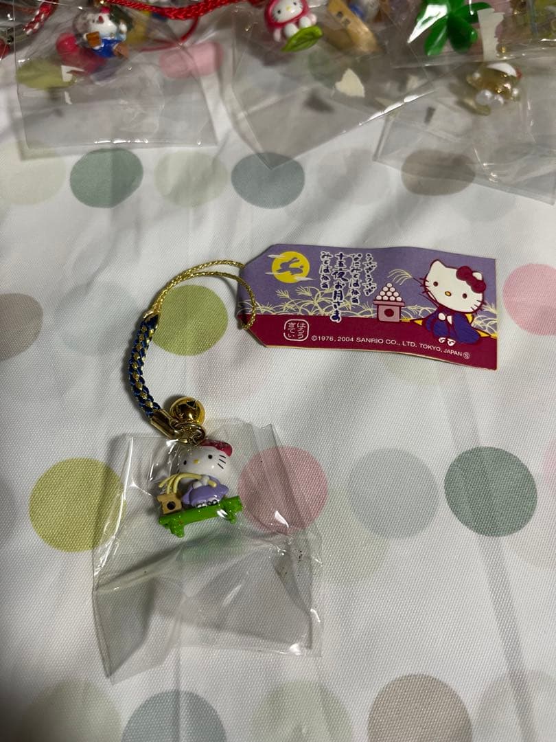 ハローキティ お月見 ストラップ