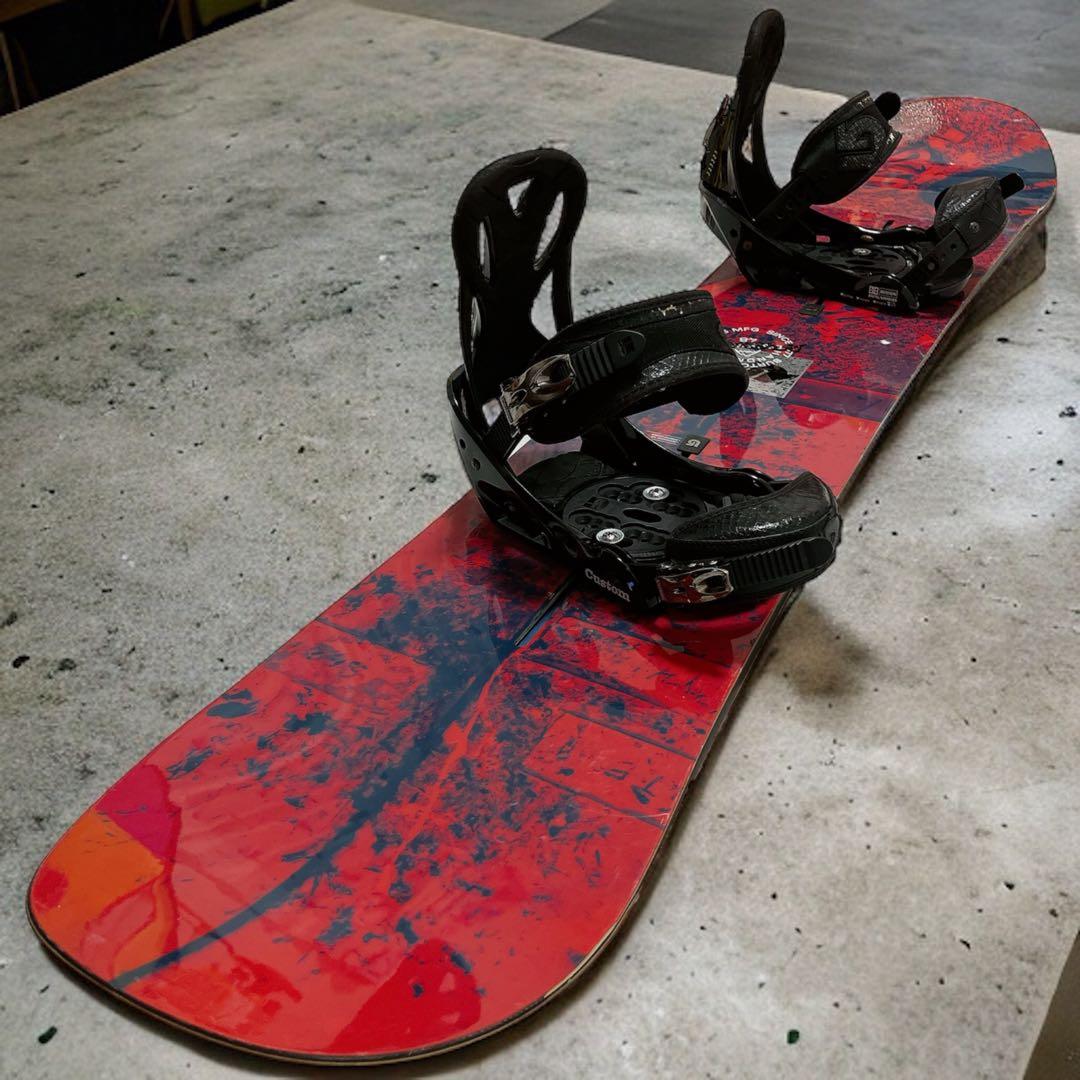 スノーボード 板 バートン セット かっこいい メンズ 赤 グラトリ