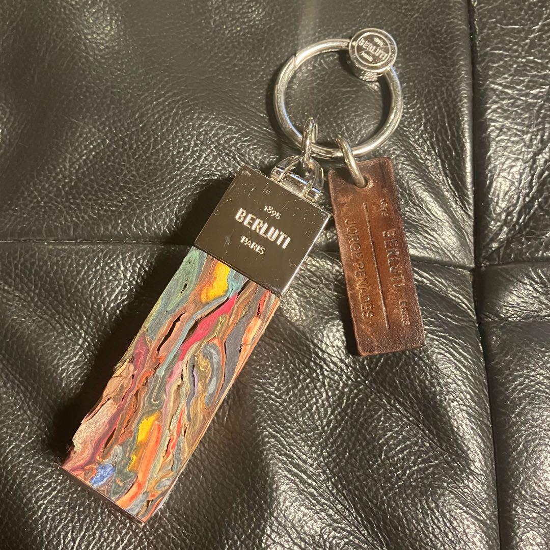 BERLUTI ホルへ・ペナデス コラボキーリング バッグチャーム キーホルダー Berluti（ベルルッティ） （美品）Berluti シューホーン 靴べら