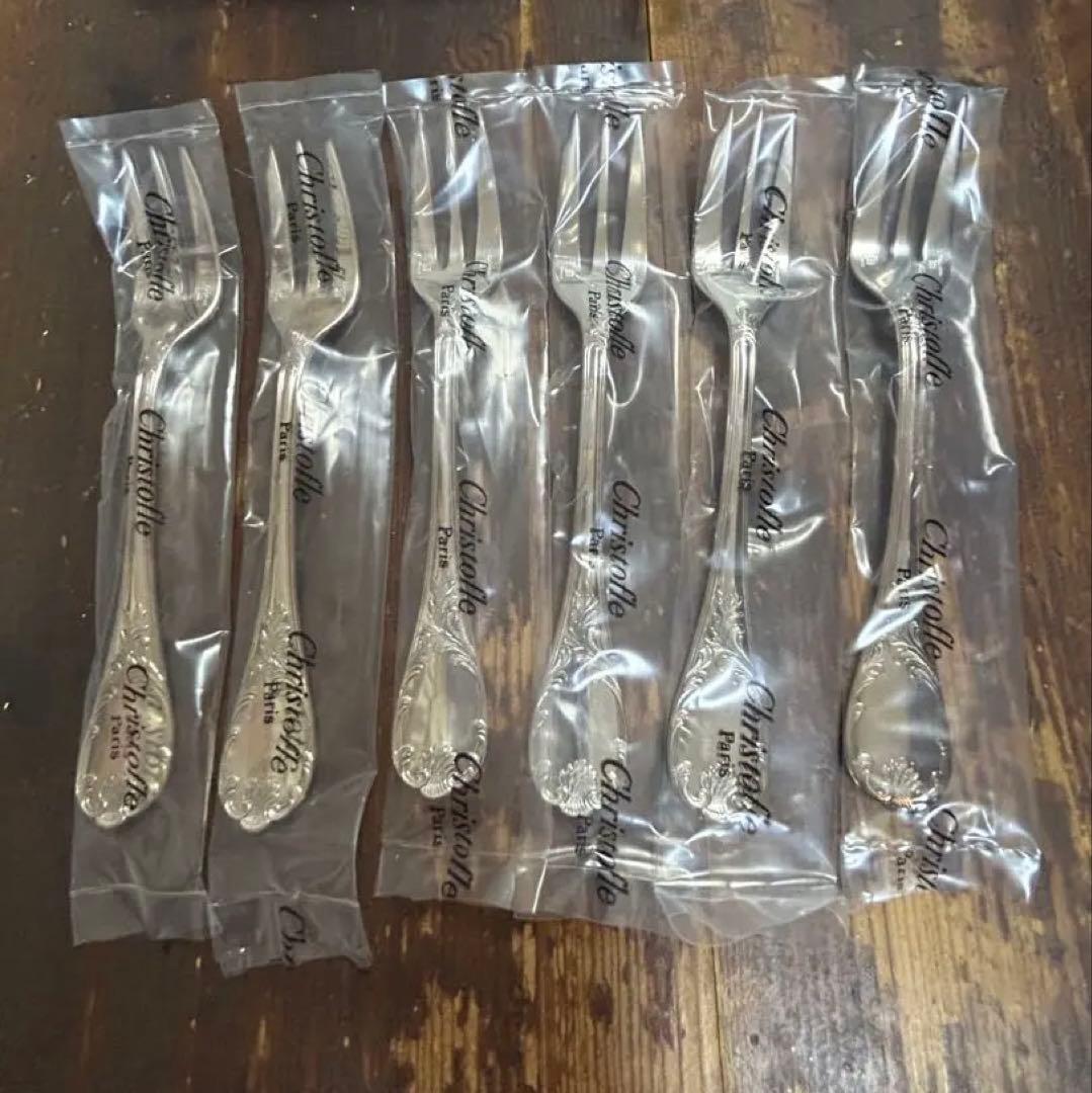 h*i様 クリストフル マルリー ケーキフォーク6本 スプーン6本 高級カトラリ