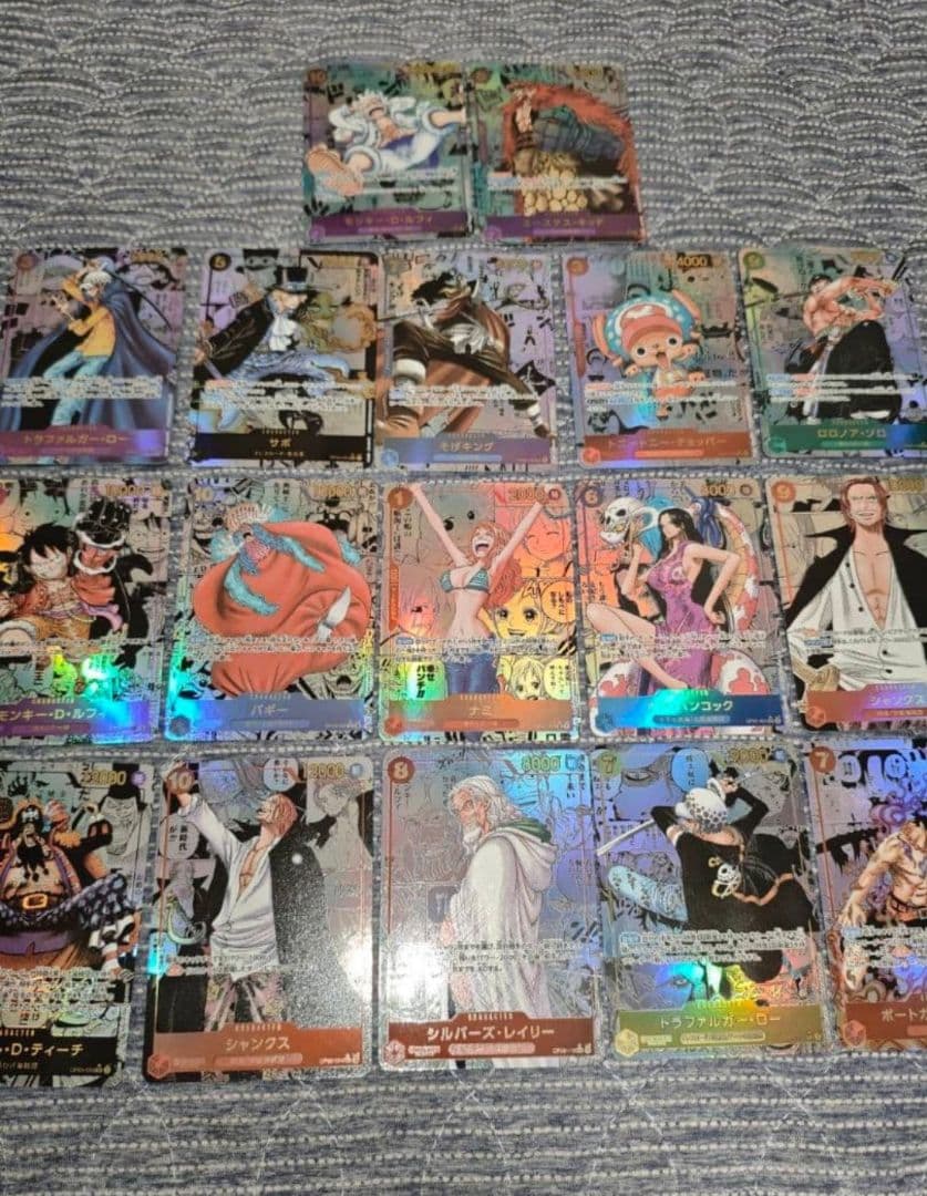 ワンピースカード　コミパラ　展示用　観賞用　17枚まとめ売り