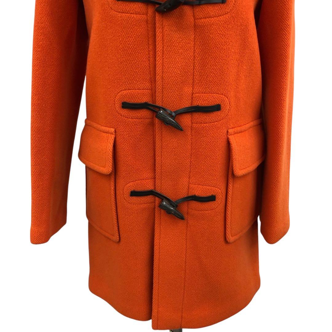 美品 バーバリーロンドン コート ダッフルコート オレンジ レディース