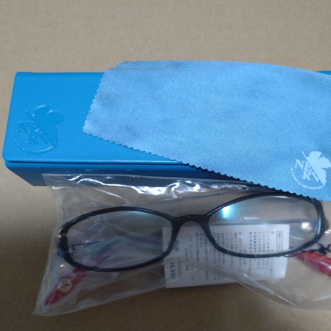 EVANGELION x JINS アスカモデル（黒） インターフェース型台座付