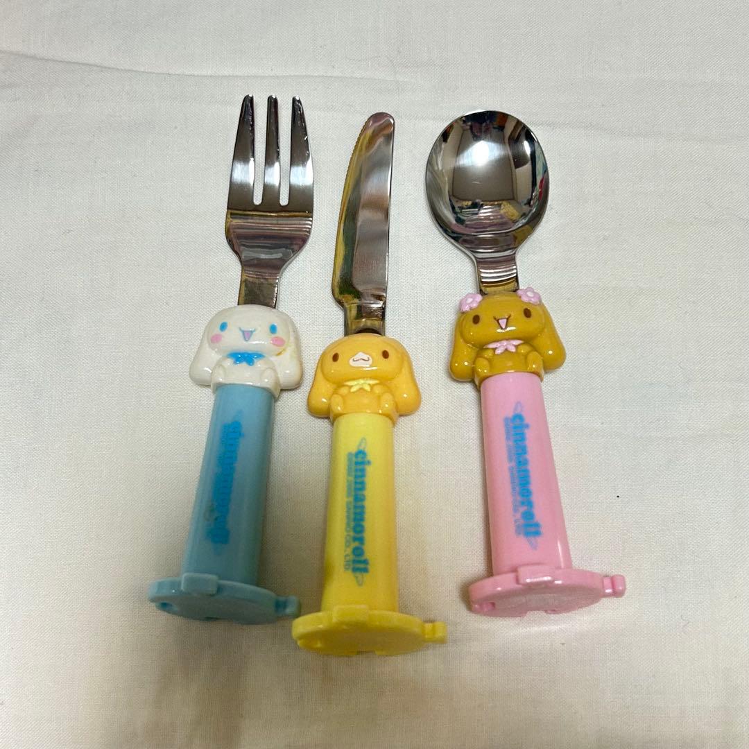 サンリオ　シナモロール　カトラリーギフトセット　 ① 楽天市場】トリオセット 抗菌トリオセット シナモロールビックリボン