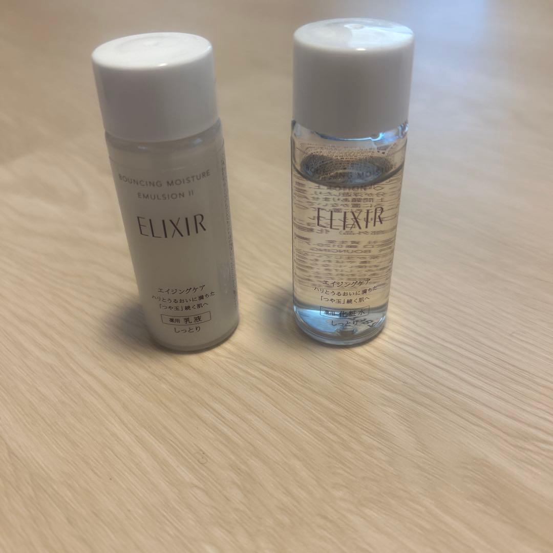 ELIXIR リフトモイスト化粧水乳液トライアルセット - メルカリ