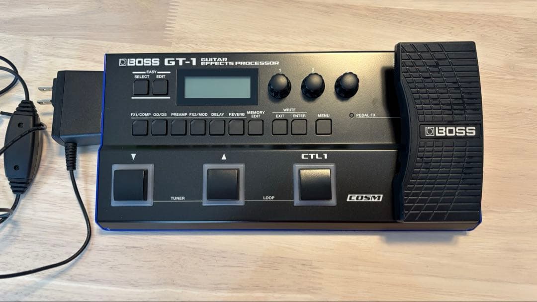 BOSS GT-1 エフェクター　ACアダプター付き